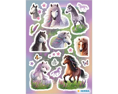 HERMA Etiketten Sticker Pferdewelt 3Bl 1Pack