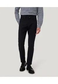 Pierre Cardin Herren Freizeithose Futureflex Lyon - Tapered Fit in Schwarz - Wanderhosen mit modernem Tapered Fit und hochelastischem Futureflex-Material für optimalen Komfort und Bewegungsfreiheit.