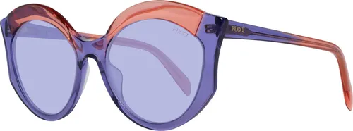Pucci Sonnenbrille EP0146 83Y 56 Damen Lila - Schmetterlingsstil - Sonnenbrille für Damen in Lila, mit 100% UVA & UVB Schutz und elegantem Schmetterlingsdesign. Ideal für stilbewusste Frauen, die auch im Sonnenschein glänzen möchten.