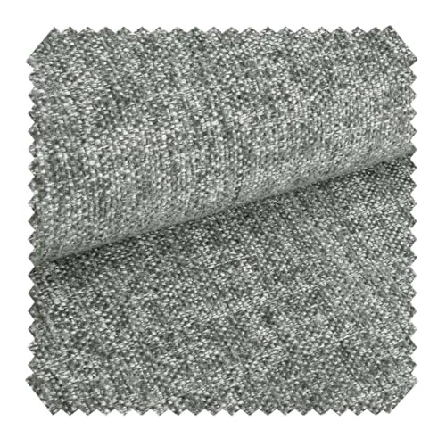 novely® exquisit TESSANO - Samtweicher Chenille-Polsterstoff in 3D-Optik - Schwer Entzündbarer Möbelstoff - Pflegeleichte Meterware 1lfm | Farbe: 02 Graphit Grau