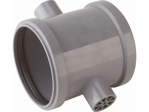 Airfit GmbH & Co. KG Ablaufrohr Doppel-Schiebemuffe Plus, für HT- und KG - Rohr, HT - DN 100