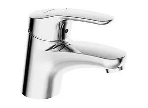 Hansa HANSAMIX Waschtisch-Einhand-Einlochbatterie, Badarmaturen, chrom - Moderne Waschtischarmatur mit starkem Auslauf und eleganter Chrom-Oberfläche, ideal für stilvolle Badezimmer.