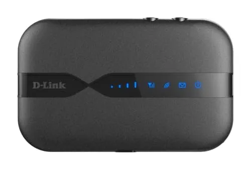 D-Link DWR-932 Mobiler LTE WLAN Hotspot (Single Band, 4G LTE mit bis zu 150 Mbit/s Downloadgeschwindigkeit) Schwarz