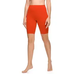 Ladeheid Leggings Damen Kurze Hose LA40-131 (1-tlg) elastischer Bund orange XL