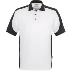 HAKRO® Polo-Shirt PERFORMANCE CONTRAST 839, 5XL in weiß von HAKRO