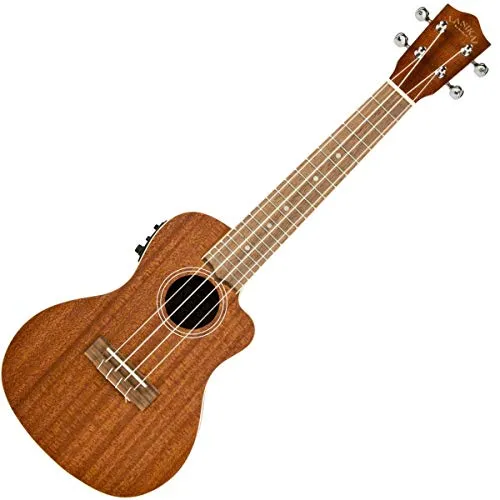 Lanikai MA-CEC 4-saitige Ukulele - Konzert-Ukulele aus hochwertigem Mahagoni für warmen, resonanten Klang. Mit Kula Preamp A/E-System für verstärkten Sound und exquisite Spielbarkeit durch das Palisander-Griffbrett.