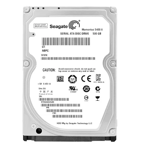 Produktbild Seagate Momentus 500GB ST9500325AS