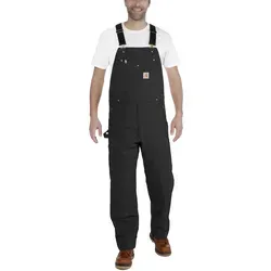 Carhartt Robuster Herren-Overall 102776 - black - W32/L32 - Herren-Stoffhosen, robuster und bequemer Overall mit verstärkten Knien und elastischen Hosenträgern für maximale Bewegungsfreiheit.