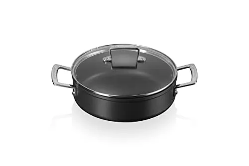 Le Creuset Schmorpfanne 28 cm, schwarz in grau von Le Creuset