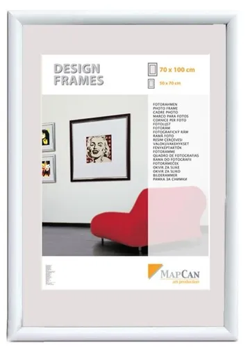 Kunststoff Bilderrahmen Design Frames weiß, 30 x 40 cm  Bilderrahmen