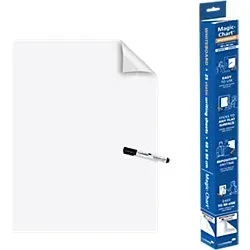 Legamaster Magic-Chart Whiteboard Folie 120x90 - Statisch selbsthaftend - Wandtafeln: Selbsthaftende Folie für kreative Präsentationen, ideal für flexible Nutzung ohne Kleber oder Magnet.