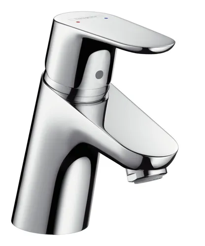 hansgrohe Focus Waschtischarmatur - Wassersparender Wasserhahn für Bad - Touch-On-Wasserhähne für Badezimmerwaschbecken mit EcoSmart-Technologie, reduziert den Wasserverbrauch auf 3,5 l/min und schont die Umwelt und Ihren Geldbeutel.