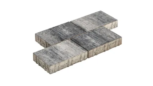 Diephaus Terrassenplatte LUMO WEIß-SCHWARZ 30/20/6 CM PE3