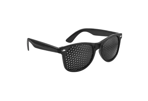 WEBBOMB Brille Augentrainer Lochbrille Gitterbrille Rasterbrille pinhole glasses