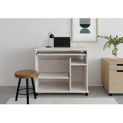 VOGL Möbelfabrik Computertisch Compi grau in blau von VOGL Möbelfabrik