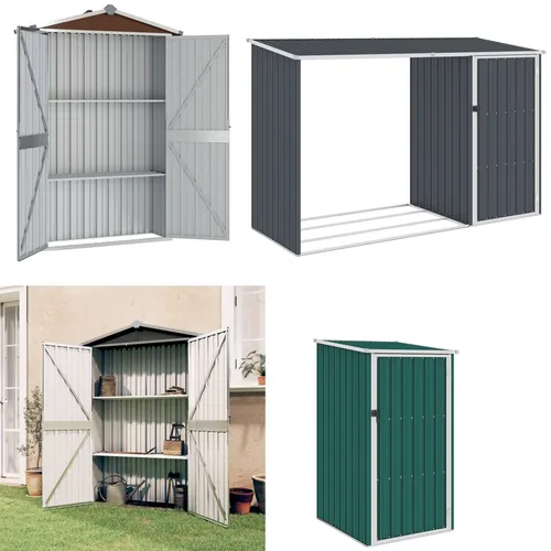 Gerätehaus Metall Fahrradgarage Geräteschrank 180 x 209 cm