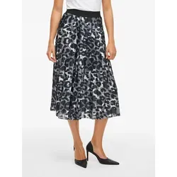 Vila Plisseerock VINITBAN PRINT SKIRT in beige von VILA