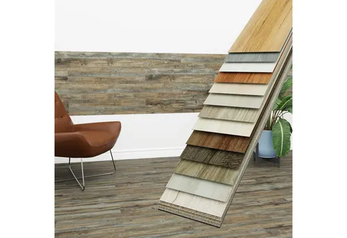 Hexim Vinylboden, Vinyldielen 0,97m² selbstklebend PVC Wandverkleidung Bodenbelag Holzoptik 91x15cm Paneele für Wand & Boden Holzdielen braun (7 Dielen Charcoal Ash - 3401-13)