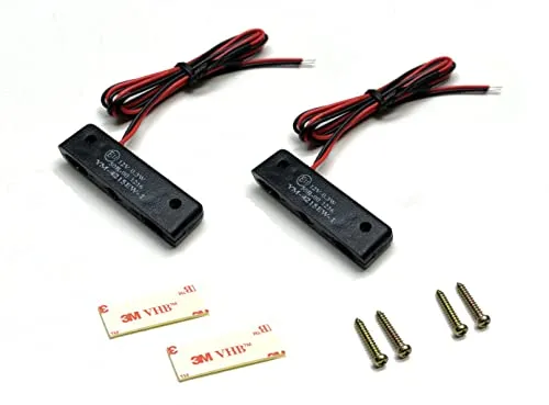 Streetparts24 2x Mini LED Kennzeichenbeleuchtung 12V – E-geprüft | Nummernschildbeleuchtung passend für Motorrad, Roller, Quad, ATV, Anhänger, KFZ, Wohnmobil