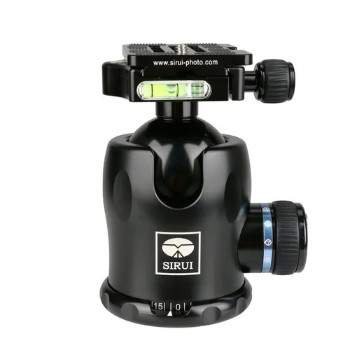 Sirui K-40X Kugel-Stativkopf bis 35kg aus Aluminium - Hochwertiger Stativkopf der KX Serie, bis 35kg tragfähig, ideal für professionelle Fotografen und Videografen.