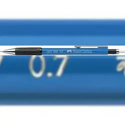 Faber Castell Druckbleistift Grip 1347 0,7 B hellblau Rad.