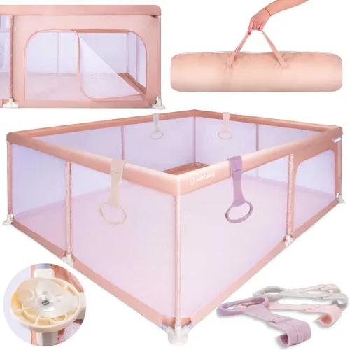 Laufgitter Laufstall für Babys 200 x150 cm Schutzgitter für Kinder GRIFFE