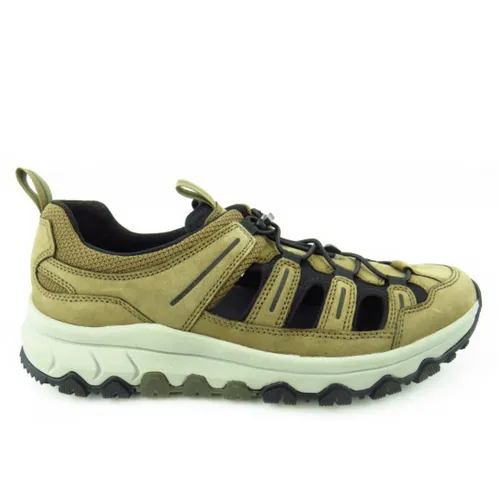 Gabor Rollingsoft cord black Herren Sandale in Beige, Größe 8.5 - Wanderschuhe mit innovativem Rollingsoft-System für optimalen Komfort und Unterstützung, ideal für lange Spaziergänge und Outdoor-Aktivitäten.
