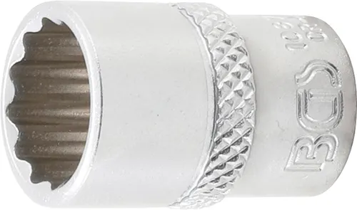 BGS Steckschlüssel-Einsatz Zwölfkant | Antrieb Innenvierkant 6,3 mm (1/4