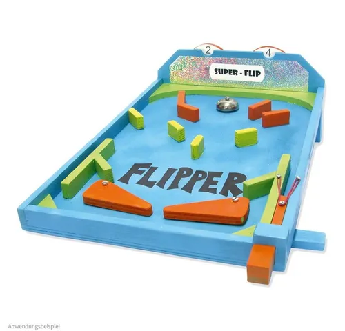 matches21 HOME & HOBBY Flipperautomat Holz Bausatz Kinder Holzbaukasten