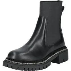 Steve Madden Stiefelette aus Leder/Textil - Wanderschuhe mit praktischer Slip-on-Funktion und leichtem Blockabsatz für optimalen Komfort – Ihr neuer Lieblingsboot dieser Saison!