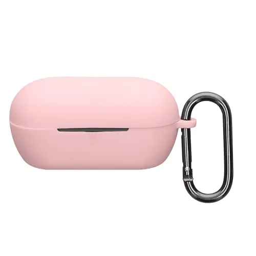 kwmobile Hülle kompatibel mit Sony WF-C710N Kopfhörer - Silikon Schutzhülle Etui Case Cover Schoner in Altrosa