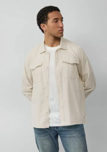 s.Oliver Overshirt aus Leinenmix – Luftig leicht für warme Tage - Funktionsjacken, hochwertiger Leinenmix für angenehmen Tragekomfort, modern geschnitten mit Kentkragen, vielseitig als Hemd oder Jacke tragbar.