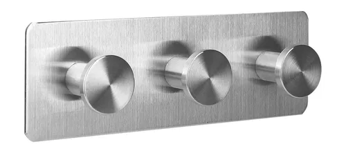 Ambrosya Handtuchhaken Selbstklebender Handtuchhalter aus Edelstahl Handtuchhaken Klebehaken, Badezimmer, Küche, WC, (Packung), Montage ohne Bohren