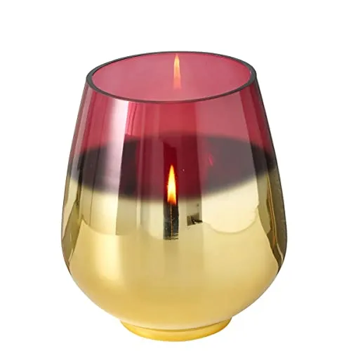 Boltze 1008651 Grazia Windlicht violett 20 cm von BOLTZE