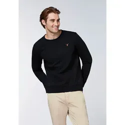 Chiemsee Sweatshirt Schwarz Größe M Herren - Herren Plussize Sweatshirt von Chiemsee in Schwarz, locker geschnitten mit Rundhalsausschnitt. Ideal für lässige Outfits und bequemes Tragen.