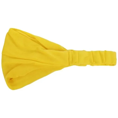 Lipodo Haarband Sportliches Bandana Kopftuch Einheitsgröße Frauen Frühjahr Sommer gelb One Size