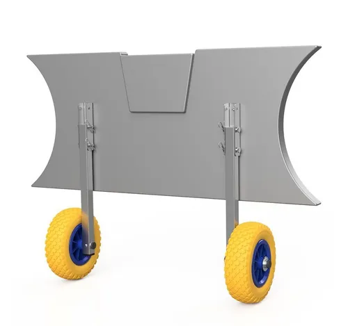 SUPROD Schlauchboot Heckräder Slipräder Schlauchbooträder Transporträder Edelstahl