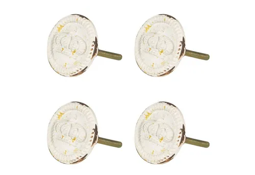 Schrankknäufe & -griffe Weiß von Clayre & Eef