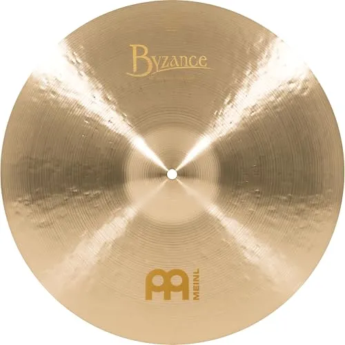 Meinl Byzance Jazz Crash 18 Zoll - Extra Thin B20 Bronze Becken - Becken für Schlagzeug, handgehämmert aus B20 Bronze für warmen, dunklen Klang und elastischen Anschlag. Ideal für Jazz und alle Musikstile.