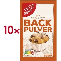 Gut & Günstig Backpulver glutenfrei 10 Portionsbeutel