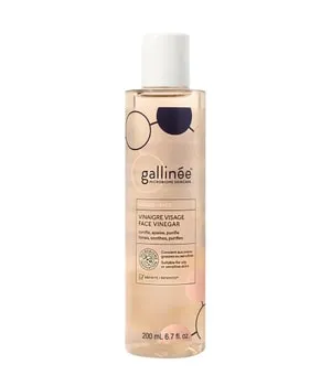 Gallinée Face Vinegar 200 ml - Gesichtswasser mit Hibiskus - Gesichtsfluid mit Prä- und Post-Biotika, ideal zur Verbesserung des Mikrobioms und zur Reduzierung von Rötungen. 96% natürliche Inhaltsstoffe für eine sanfte, erfrischte Haut.