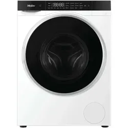 Haier Waschtrockner HWD50-BP12307U1 – Kompakt und effizient - Der Haier Waschtrockner HWD50-BP12307U1 vereint Waschen und Trocknen in einem besonders kompakten Gerät. Ideal für kleine Haushalte mit 2,5 kg Fassungsvermögen und leisen Invertermotor.