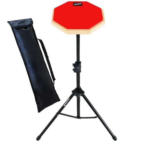 keepdrum Schlagzeug keepdrum DP-RD SET Practice Pad mit DPS Ständer und Tasche,mit Stativ