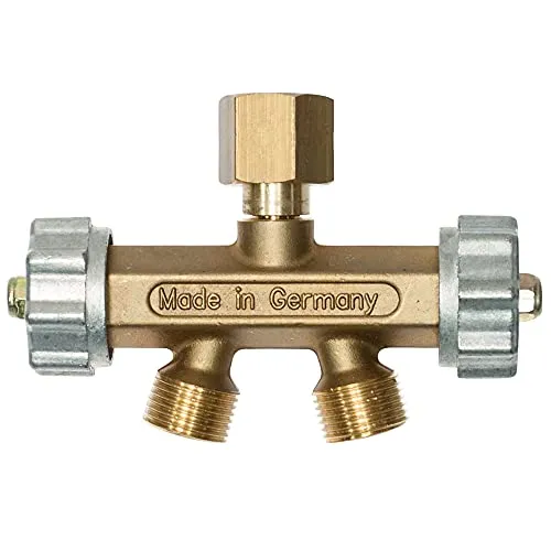 COWIK Doppelabzweigventil für Argon/Co², 1/4