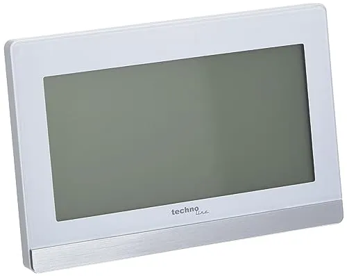 technoline Funkwecker WS 8056 mit Mondphasenanzeige - Wecker mit 2 Weckalarmen und Mondphasenanzeige, ideal für präzises Zeitmanagement und eine ruhige Nacht.