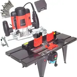 Oberfräse 1300W Set mit Oberfräsentisch 860