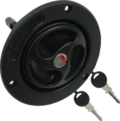 Einfüllstutzen für Wasser mit Tankdeckel und Griffmulden, 40 mm - Hochwertiger Einfüllstutzen für Wasser mit lebensmittelechtem Tankdeckel. Praktische Griffmulden für einfachen Zugang und zuverlässige Abdichtung. Ideal für den Einsatz in Kraftstoffanlagen.