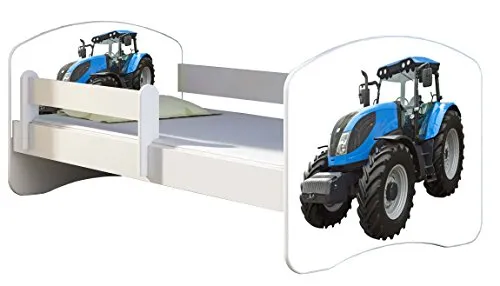 Kinderbett ACMA II mit Schublade und Matratze (160x80 cm)