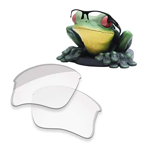 Acefrog Ersatzgläser für Oakley Flak Jacket XLJ Sonnenbrillen - HD Transparent
