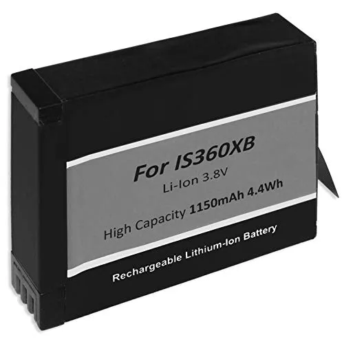 Ersatz-Akku kompatibel zu CINOXBT, CINOXBT/A für Insta360 One X 360 Action Cam [Li-Ion / 1150mAh / 3.8V]